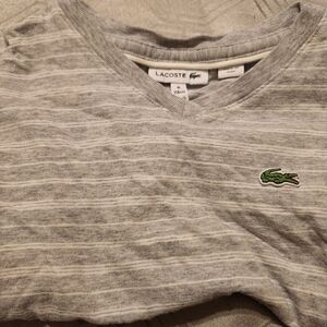 Lacoste t-shirt gray size 6